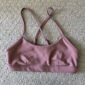 ALO Yoga AIRLIFT INTRIGUE BRA - WOODROSE XS